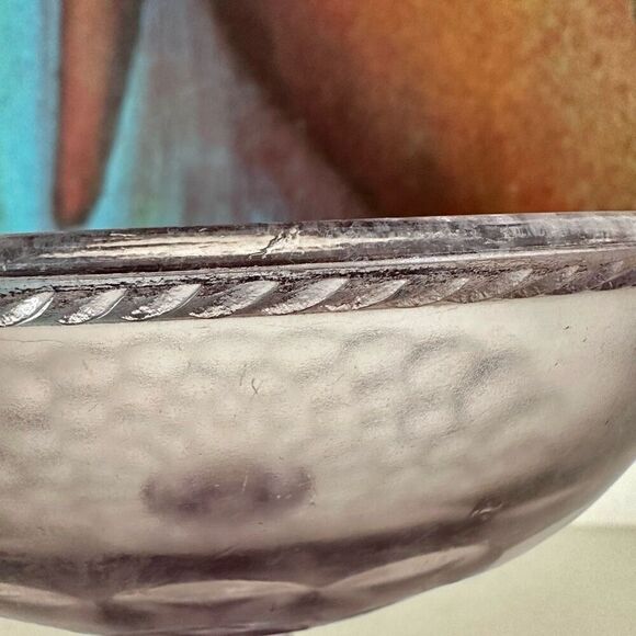 Vintage early American pattern glass  pedestal dish - Picture 7 of 8